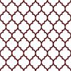 Wine Moroccan Lantern Pattern