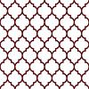 Wine Moroccan Lantern Pattern