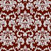 Large Pattern Damask in Wine and Grey