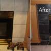 A stunning enhancement to a fireplace with black slate.